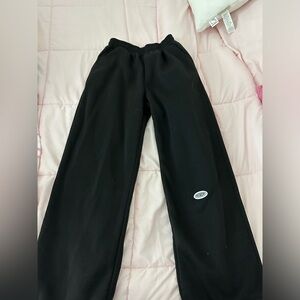 Black flare sweats